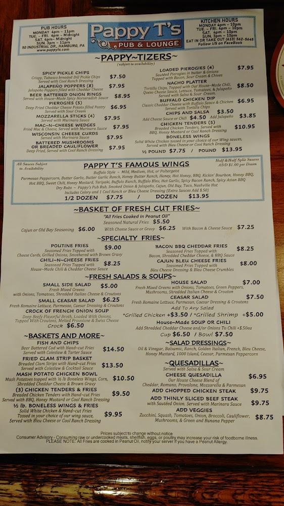 Pappy T's Pub And Lounge 1 Lb Steamed Clams